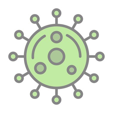 Virüs. Web simgesi basit illüstrasyon 