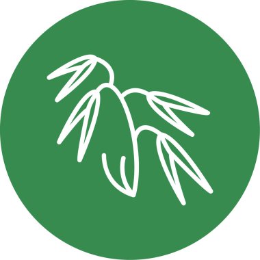 Ağaç simgesinin vektör illüstrasyonu