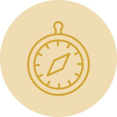 vector illustration of Compass modern icon            