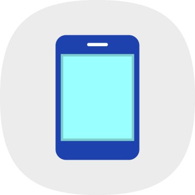 Akıllı telefon simgesinin vektör illüstrasyonu 