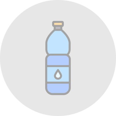 su şişesi ikonu vektör çizimi tasarımı 