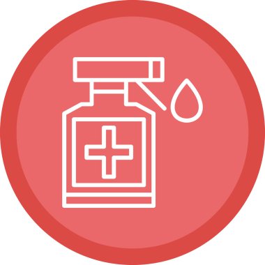 Bir şişe suyun vektör çizimi