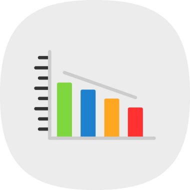 Grafik. Web simgesi basit illüstrasyon 