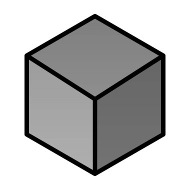 Kutusu simgesi, izometrik stili