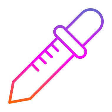 Renk seçici basit simge vektör çizimi