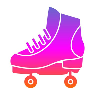 buz patenleri ağ simgesi, vektör illüstrasyonu