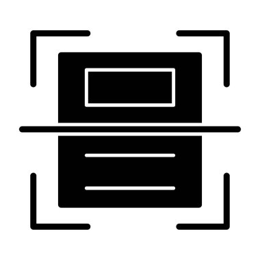 Tarayıcı ağ simgesi vektör çizimi