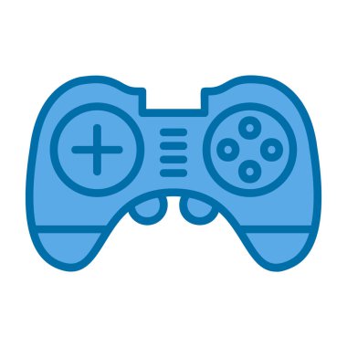 Oyun denetleyicisi ana hatlı web simgesi basit illüstrasyon 