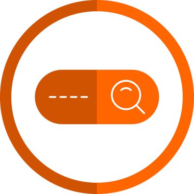 Arama çubuğu vektör illüstrasyonu