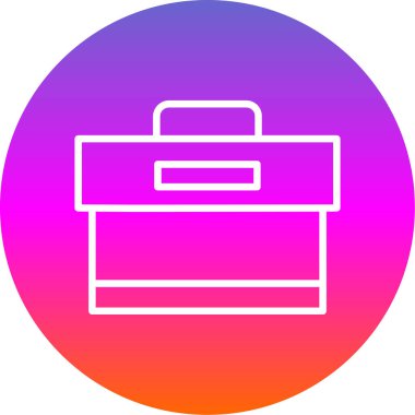 Çanta. Web simgesi basit tasarım