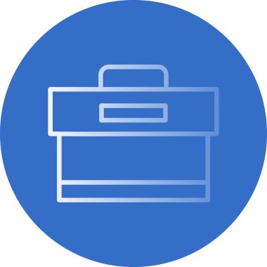 Çanta. Web simgesi basit tasarım