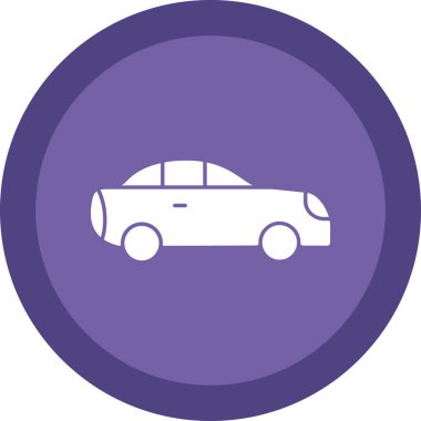 araba simgesi, vektör illüstrasyonu 