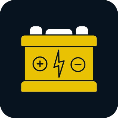 Pil. Web simgesi basit tasarım                       