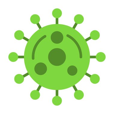 Virüs. Web simgesi basit illüstrasyon 