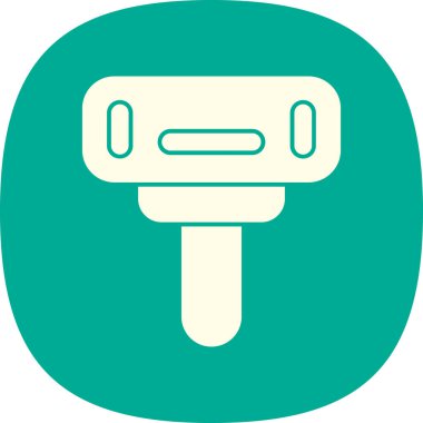 Çekiç. Web simgesi basit illüstrasyon