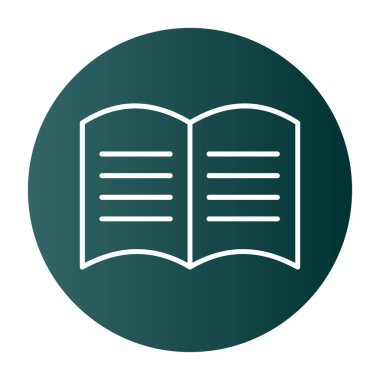 El kitabı simgesi vektör illüstrasyonu