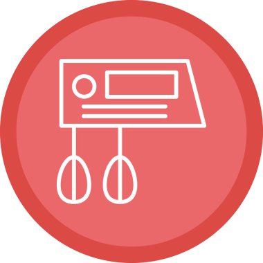 Karıştırıcı. Web simgesi basit illüstrasyon                