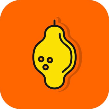 limon meyve vektörü basit simge