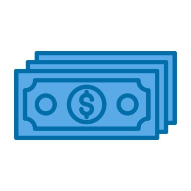  Dolar simgesi vektör illüstrasyon tasarımı