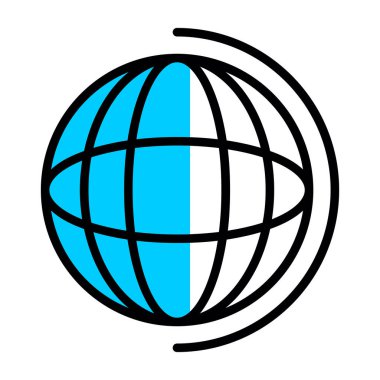 Yeryüzü ikonu vektör illüstrasyonuName                   