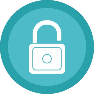 Ana hatlı web simgesinin kilidini aç basit illüstrasyon 