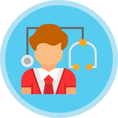 Avatar Adam vektör simgesi