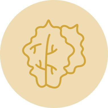 sonbahar yaprakları ikon vektör illüstrasyonu