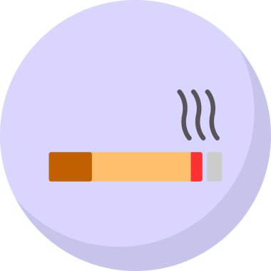 yassı sigara ikonu vektör illüstrasyonuName