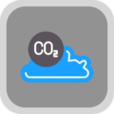 Özet biçiminde co-2 karbondioksit simgesi