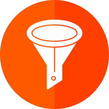 modada izole edilmiş arkaplanda huni simgesi 
