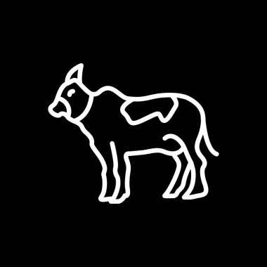 hayvan simgesi vektör illüstrasyonu