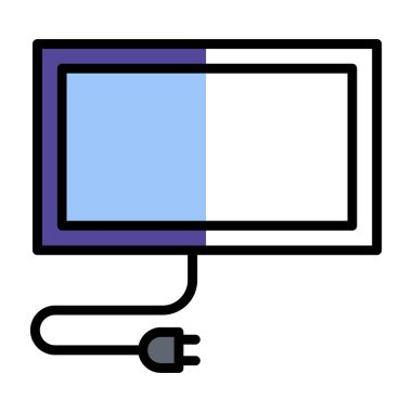 ekran simge vektör çizim 