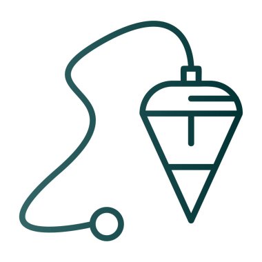 Bir noel ağacı simgesinin vektör illüstrasyonu