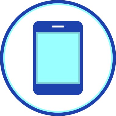 Akıllı telefon simgesinin vektör illüstrasyonu 