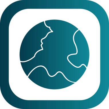 Yeryüzü ikonu vektör illüstrasyonuName                   