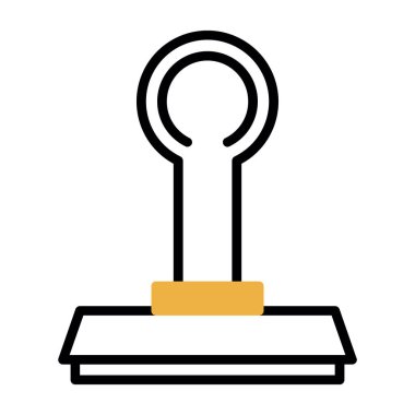Damga web simge vektör çizim
