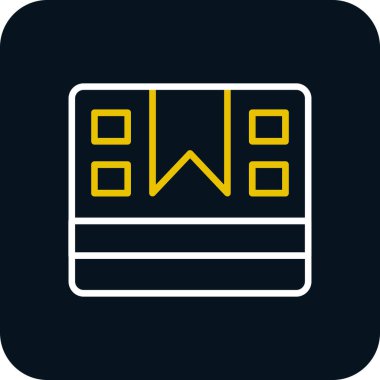 Paket kutusu simgesi, vektör illüstrasyonu 