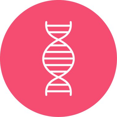 dna. Web simgesi basit illüstrasyon 