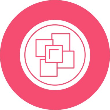 Bir b eksikliği simgesinin vektör çizimi