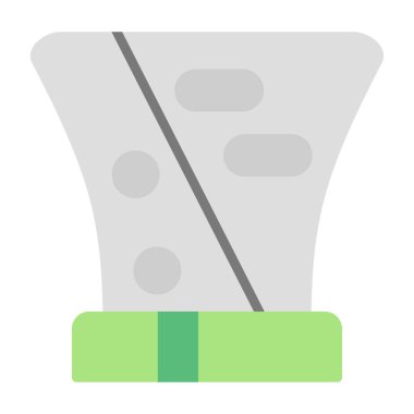 düz tasarım mutfak aracının modern vektör simgesi