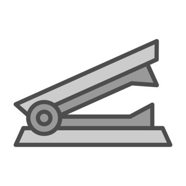 Stapler web simgesi, vektör illüstrasyonu 