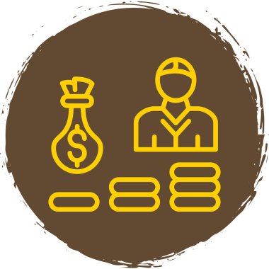 Para konsepti. Basit resimleme