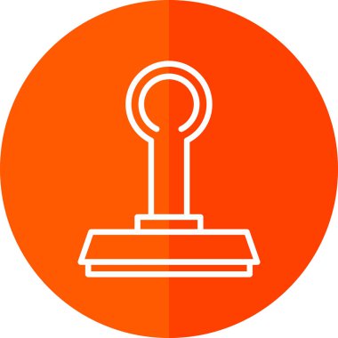 Damga web simge vektör çizim