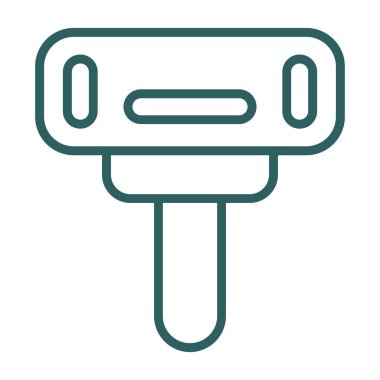 Modern oto tamir simgesinin vektör illüstrasyonu