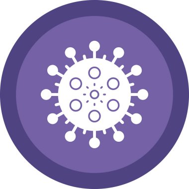 Corona virüs simgesi vektör illüstrasyonu