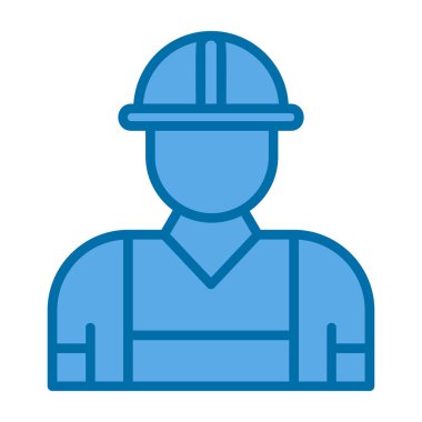 Miğfer vektör illüstrasyonlu mimar. 