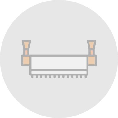 Modern El Testere simgesinin vektör çizimi              