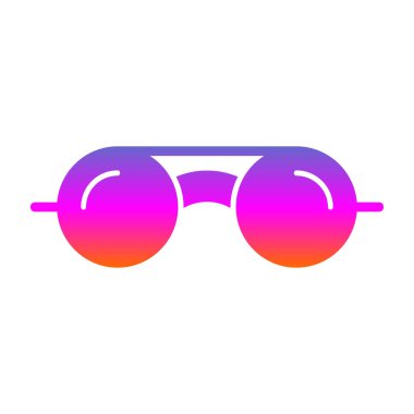 göz gözlük simge vektör çizim