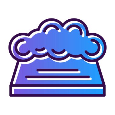 Bulut Depolama Simgesi Vektör Özeti ResmiComment