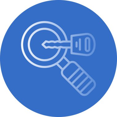 Anahtar. Web simgesi basit illüstrasyon